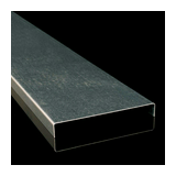 Kábeltálca fedél 200mm-sz 2000mm merítetten horganyzott fedélkapocsos V KOPOS